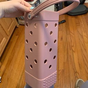 BYO bogg wine tote blush pink